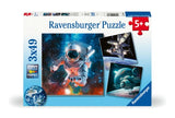 Jigsaw Puzzle - Ravensburger Outer Space (3 x 49pcs)
