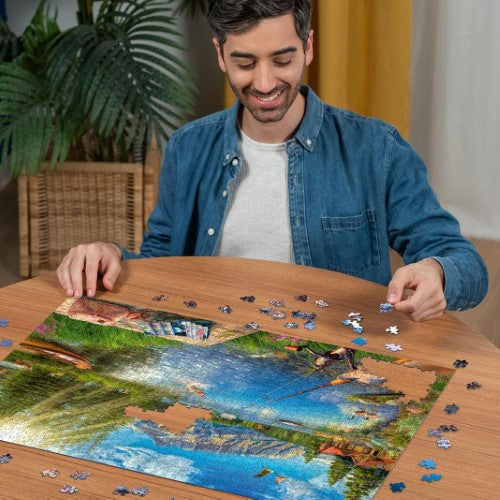 Jigsaw Puzzle - Ravensburger Life at the Lake (1000pcs)