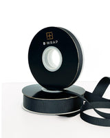 Ribbon - Grosgrain 13mm x 30mtrs Black