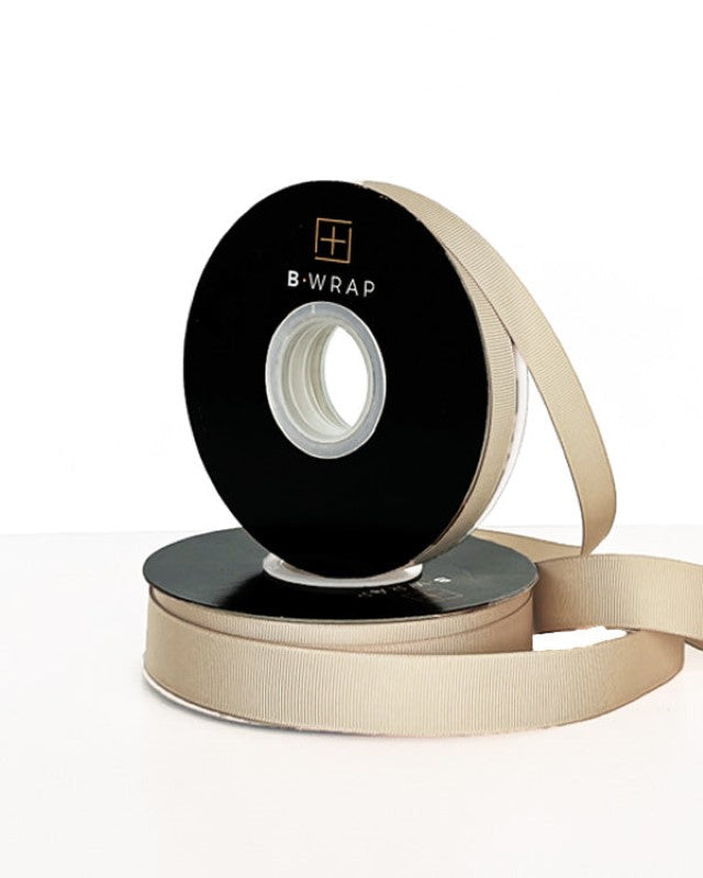 Ribbon - Grosgrain 13mm x 30mtrs Cappuccino