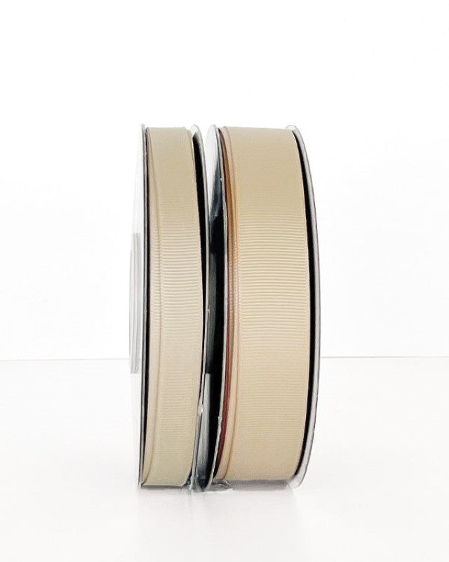 Ribbon - Grosgrain 13mm x 30mtrs Cappuccino
