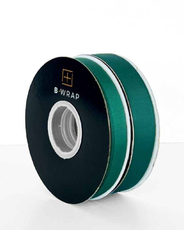 Ribbon - Grosgrain 22mm x 30mtrs Hunter Green