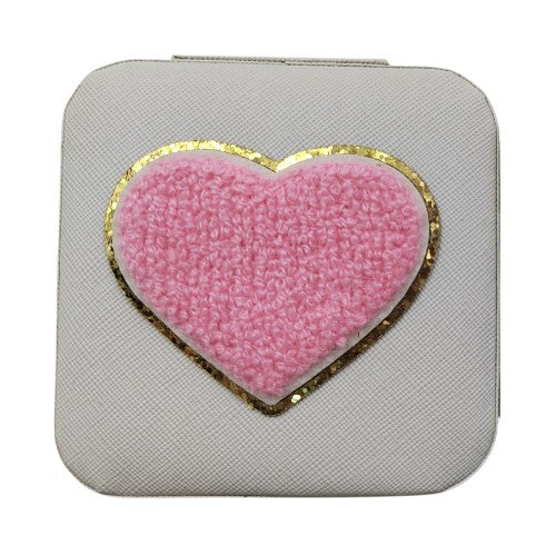 Heart White Jewellery Box  (Set of 2)