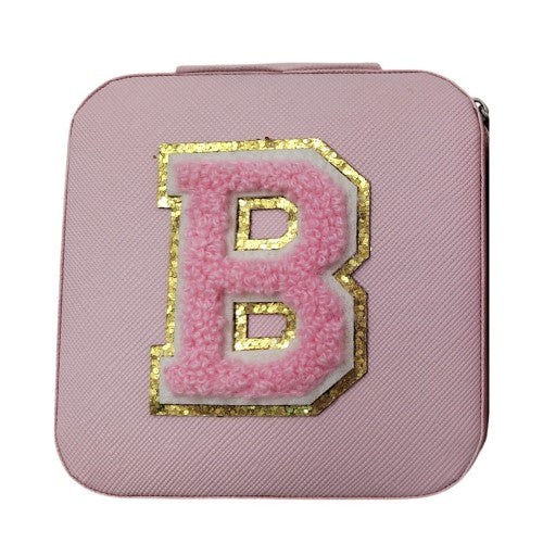 Letter  - B Pink Jewellery Box  (Set of 2)