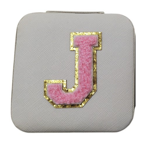 Letter  - J White Jewellery Box  (Set of 2)