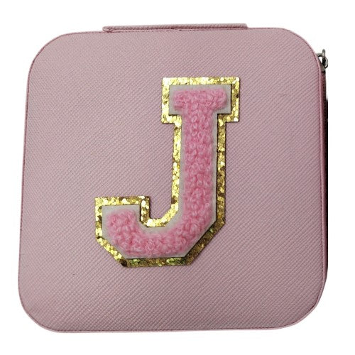 Letter  - J Pink Jewellery Box  (Set of 2)