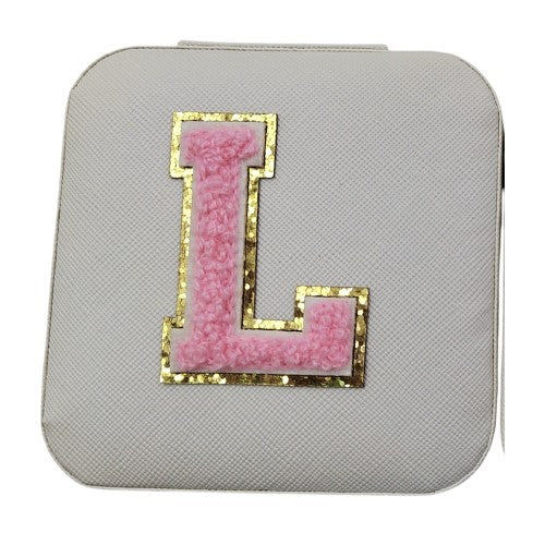Letter  - L White Jewellery Box  (Set of 2)