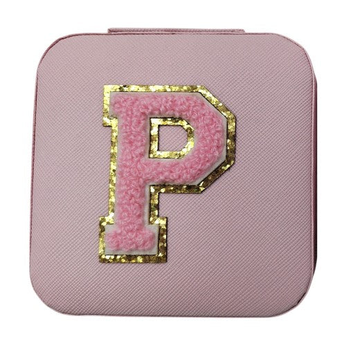 Letter  - P Pink Jewellery Box  (Set of 2)