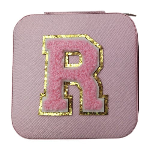 Letter  - R Pink Jewellery Box  (Set of 2)