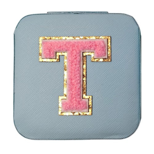 Letter  - T Blue Jewellery Box  (Set of 2)