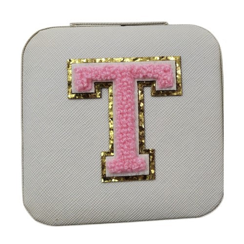 Letter  - T White Jewellery Box  (Set of 2)