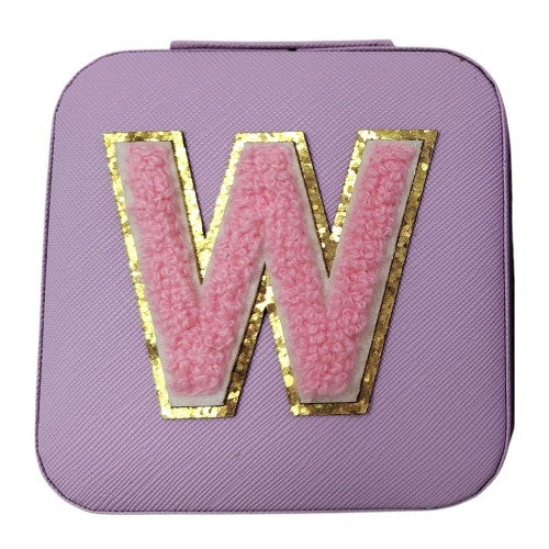 Letter  - W Lavender Jewellery Box  (Set of 2)