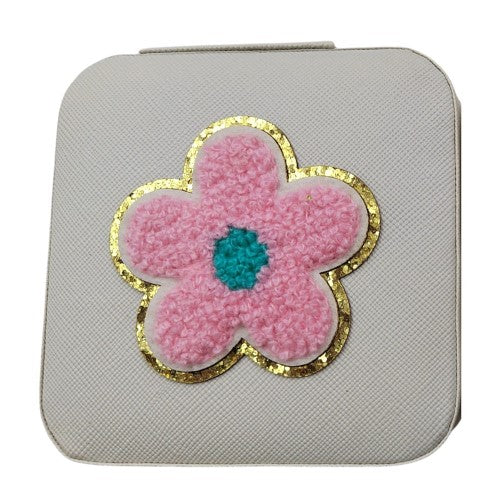 Flower White Jewellery Box  (Set of 2)