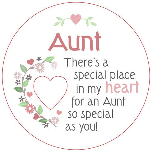 Aunt Piece of My Heart Magnet  (Set of 2)