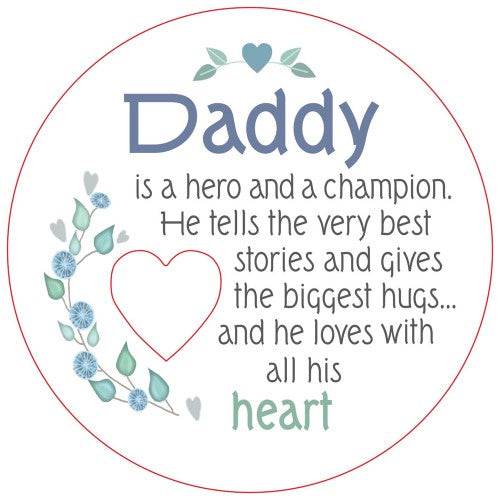 Daddy Piece of My Heart Magnet  (Set of 2)