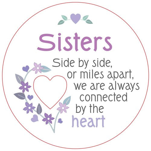 Sisters Piece of My Heart Magnet  (Set of 2)