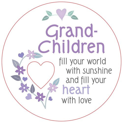 Grandchildren Piece of My Heart Magnet  (Set of 2)