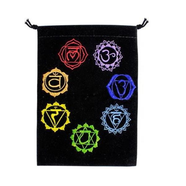 Chakra Velvet Black Bag 5x7 inch