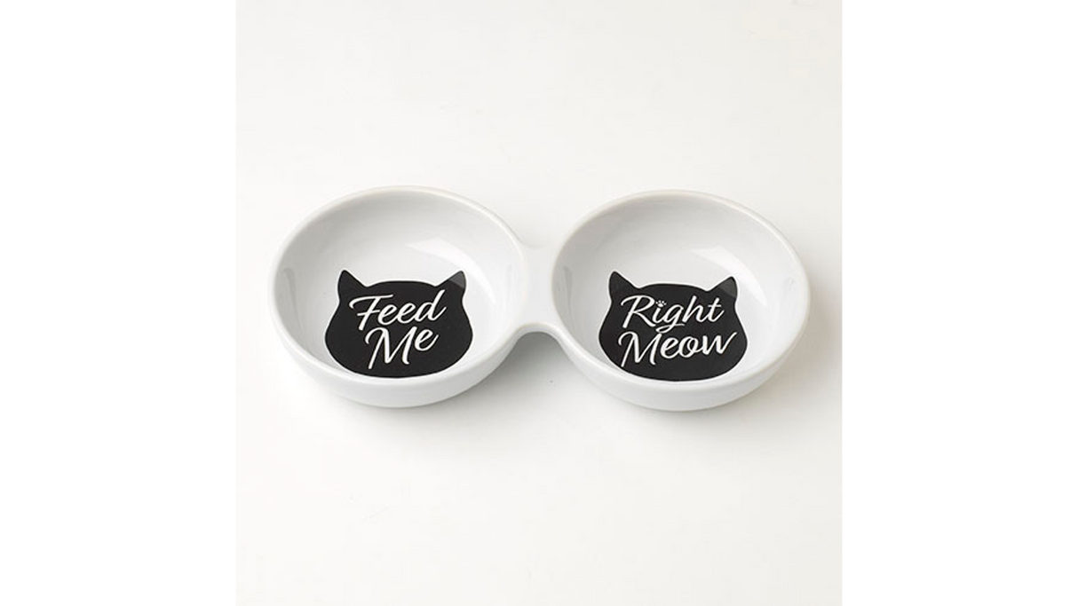 Chalkboard Bowl Food/Water - Dark Grey 18cm