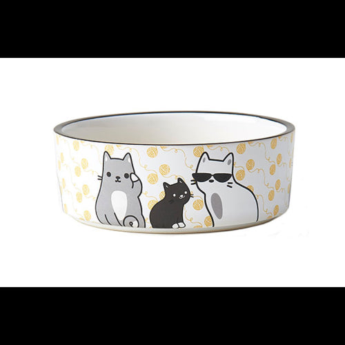 TanglEzy Dog Kitty Bowl - Yellow