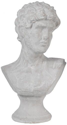 Ceramic Bust Male Head - Large