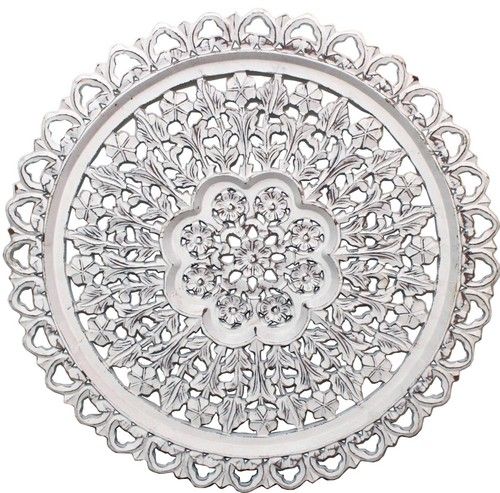 Rustic Round Carved 3d Wall Decor