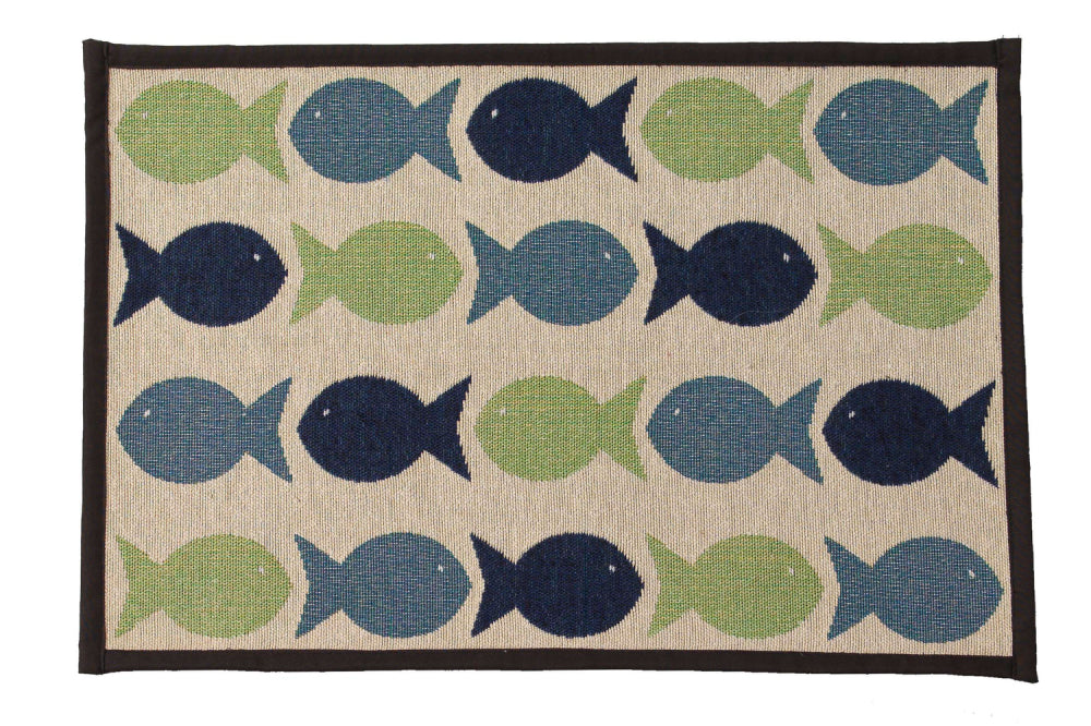 Cat Feed Mat - Kool Fishies