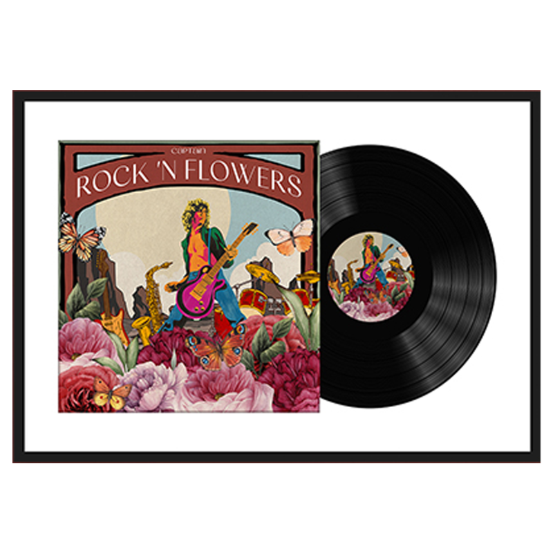 Framed Record Album Cover (43 x 63cm)