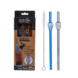 Skull Reusable Glass Straw - Eco-to-Go - Pack of 3
