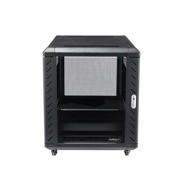 12U 36in Knock-Down Server Rack Cabinet with Casters