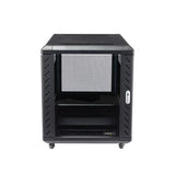 12U 36in Knock-Down Server Rack Cabinet with Casters
