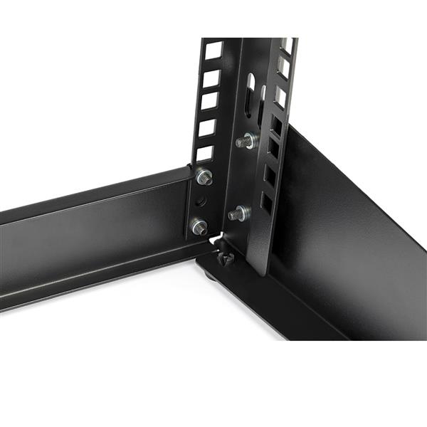 4U Open Frame Desktop Rack - 2 Post Free Standing Rack for A/V & IT Equipment