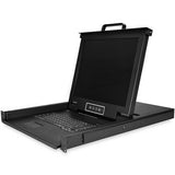 High-Performance 8-Port Rackmount KVM Console with 17-Inch LCD Monitor for Server Management