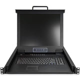High-Performance 16-Port Rackmount KVM Console with 17-Inch LCD Monitor for Server Management