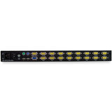 High-Performance 16-Port Rackmount KVM Console with 17-Inch LCD Monitor for Server Management