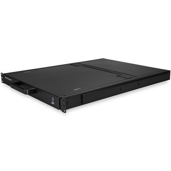 High-Performance 16-Port Rackmount KVM Console with 17-Inch LCD Monitor for Server Management