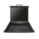 19-inch 1U Single-Port KVM Console for Server Rack - Efficient Server Management Solution