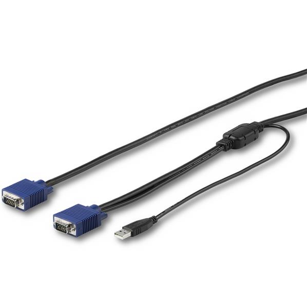 1.8m USB KVM Cable for Rackmount Consoles - VGA, USB Compatibility, 1920x1200 HD