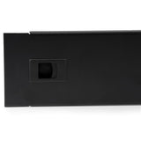 2U Hinged Solid Blank Rack Panel - Durable, Tool-Less Installation for Server Racks, TAA Compliant