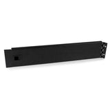 2U Hinged Solid Blank Rack Panel - Durable, Tool-Less Installation for Server Racks, TAA Compliant