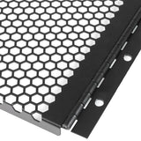 Vented 6U Blank Panel with Hinge for 19-inch Server Racks - Tool-less Installation & TAA Compliant