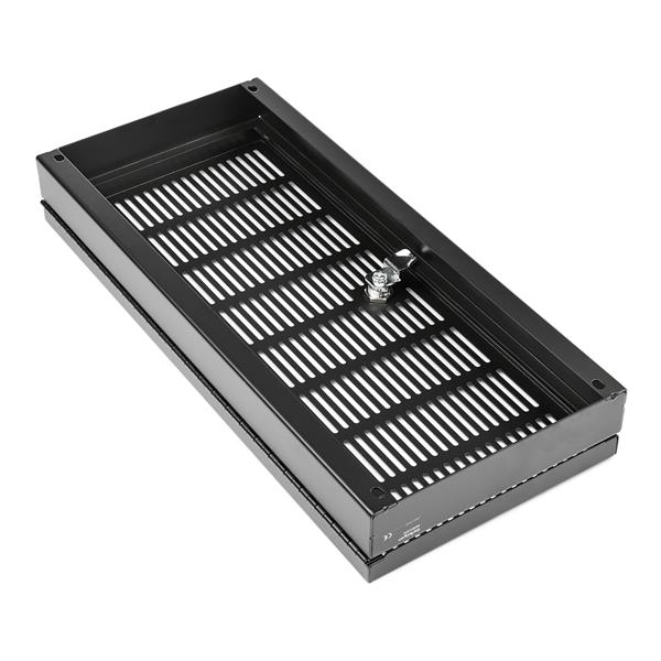 5U Rack-Mount Security Cover with locking hinged door for server protection and passive cooling, ideal for secure access.