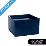 Medium No.6 Posy Box Autolock Base Pk10 Navy Blue