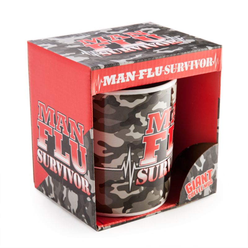 Giant Mug - Man Flu Survivor (12.5cm)
