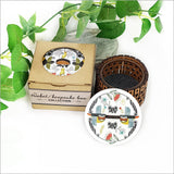 Round Trinket Box - Folk Ruru  - Kiwana