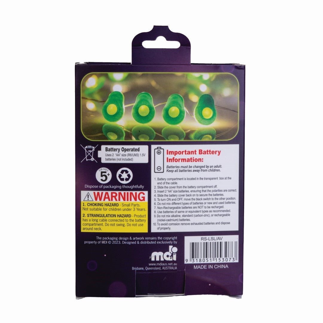 LED String Light - Avocado (Set of 3)