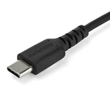 2m USB C Charging Cable - High-Speed 60W Durable Aramid Fiber - USB C to USB C Black