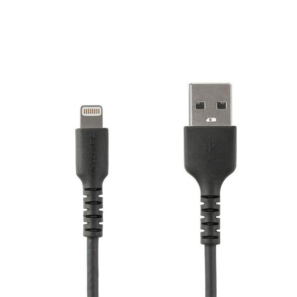 High-Speed 1m USB to Lightning Cable for iPhone, iPad & iPod - MFi Certified, Durable Black Design