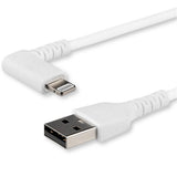 2m USB A to Lightning Cable Durable Right Angle Apple MFI Cord