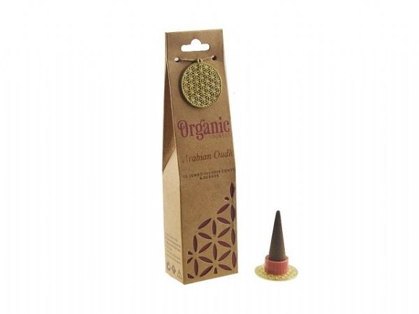 Incense - 6 x Jumbo Cones Arabian Oudh Organic Goodness